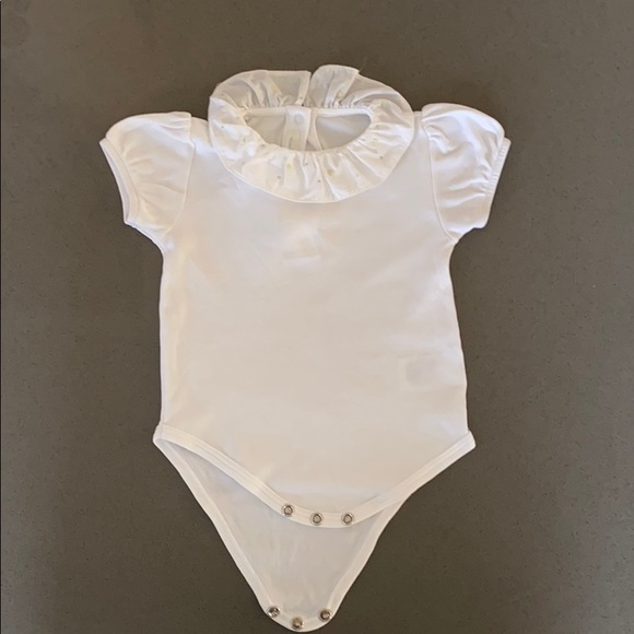 MARIE CHANTAL BABY BODYSUIT RUFFLE NECK - Picture 1 of 5